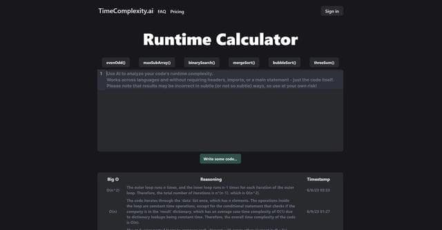Code Complexity Analyzer screenshot 1