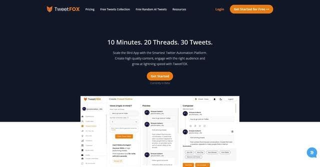 Tweetfox screenshot 1