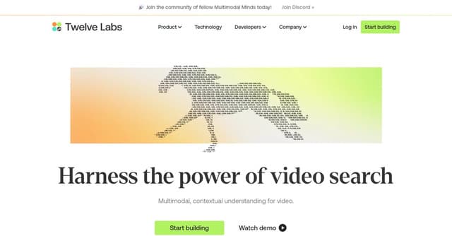 Twelve Labs screenshot 1