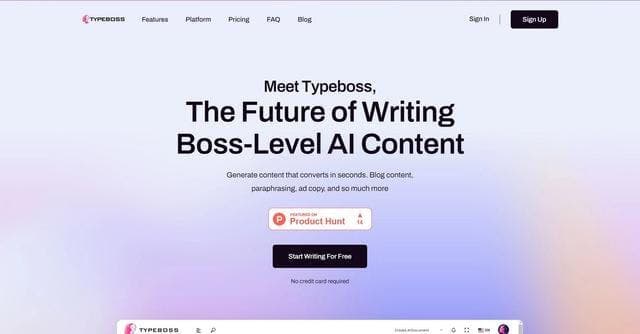 Typeboss Content Creator screenshot 1