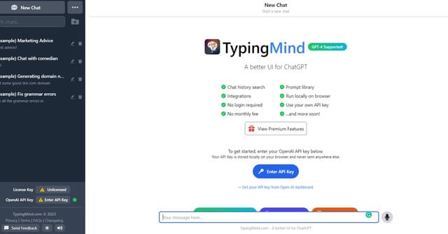 TypingMind screenshot 1