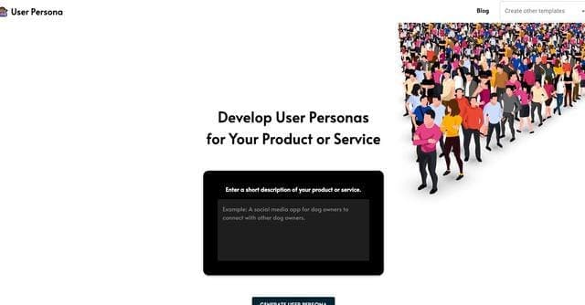 User Persona screenshot 1