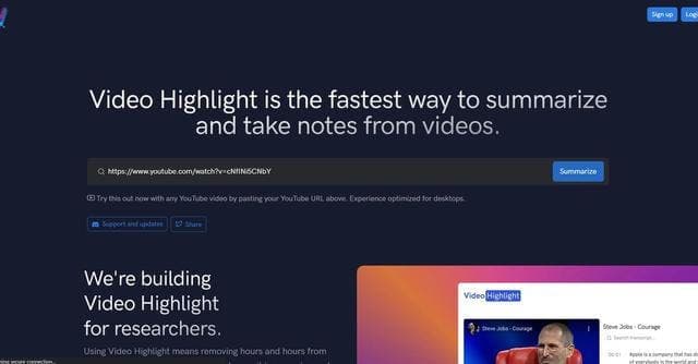 Video Highlight Summarizer screenshot 1