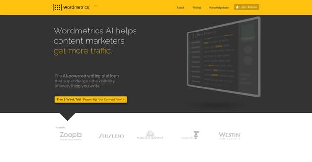 Wordmetrics screenshot 1
