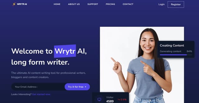 Wrytr AI screenshot 1
