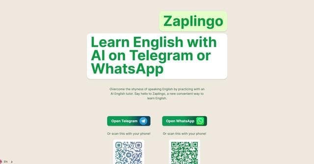 Zaplingo Language Tutor screenshot 1