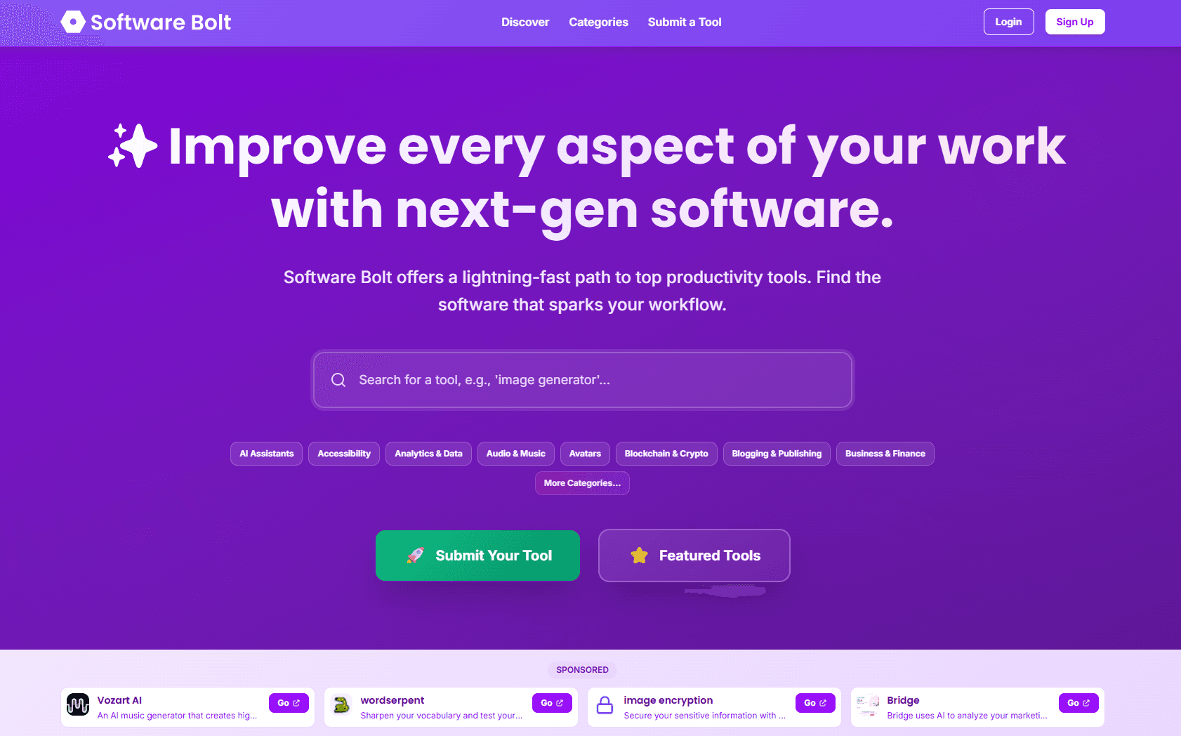 Software Bolt screenshot 1