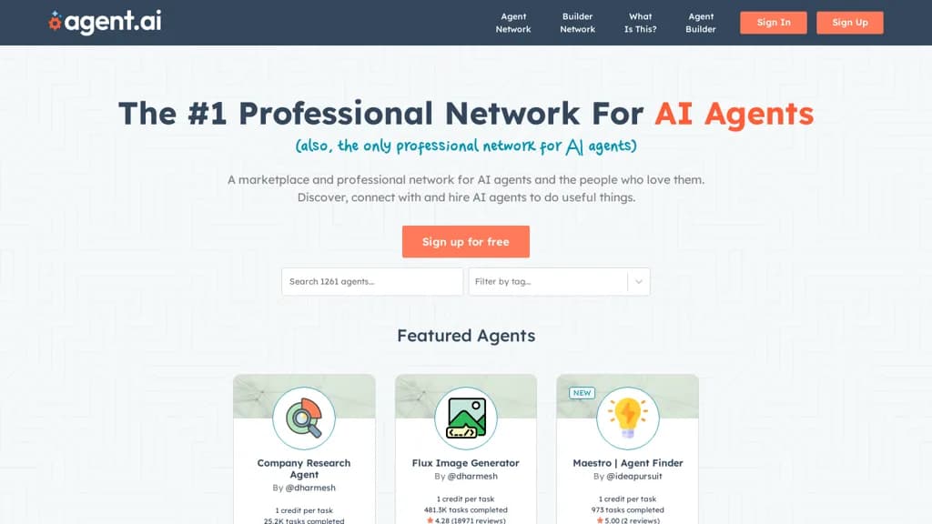 Agent.ai screenshot 1