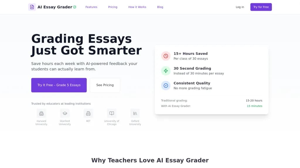 AI Essay Grader screenshot 1