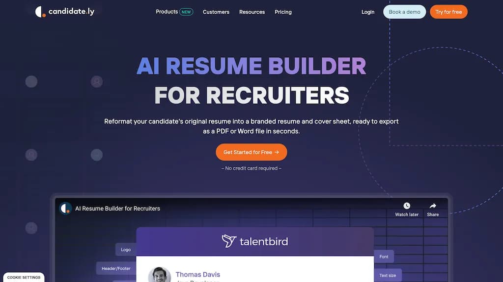 AI Resume builder - for Recuriters screenshot 1