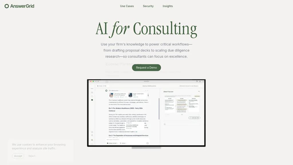 AnswerGrid screenshot 1