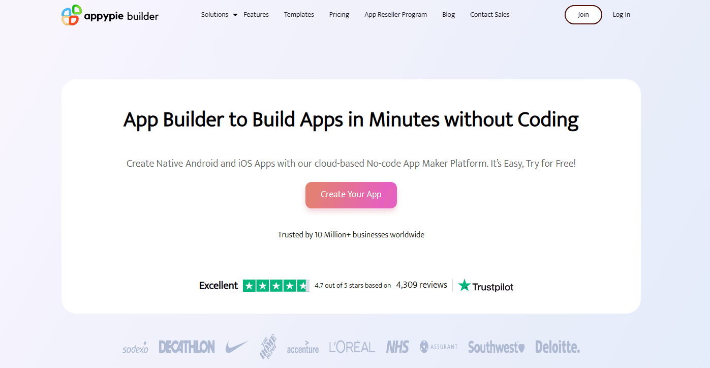 App Builder screenshot 1
