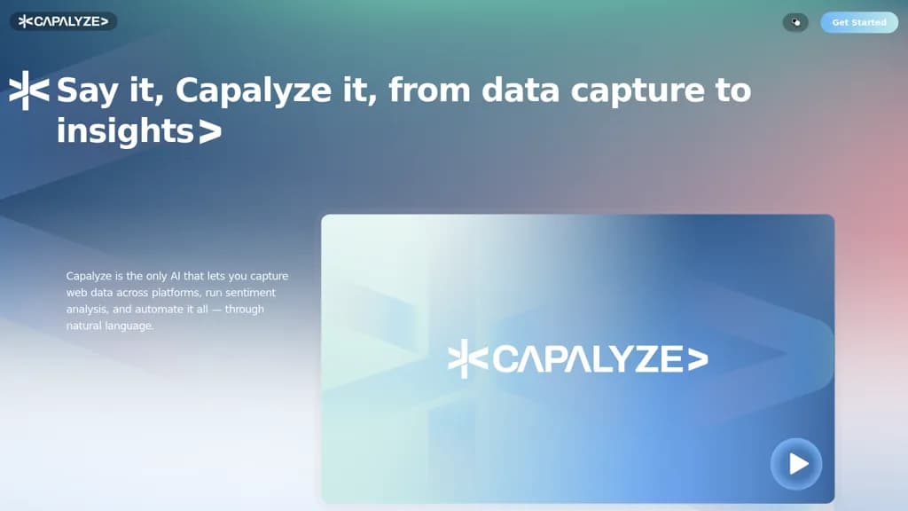 Capalyze screenshot 1
