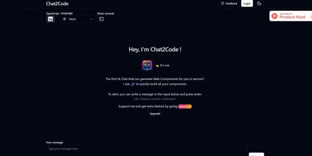 Interactive Code Generator screenshot 1
