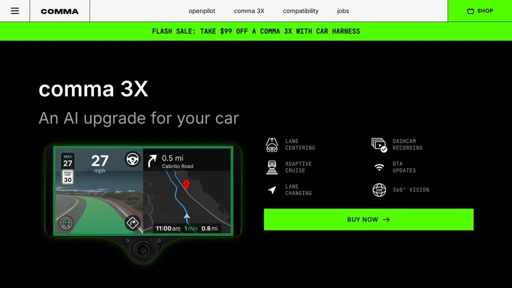 Comma AI screenshot 1