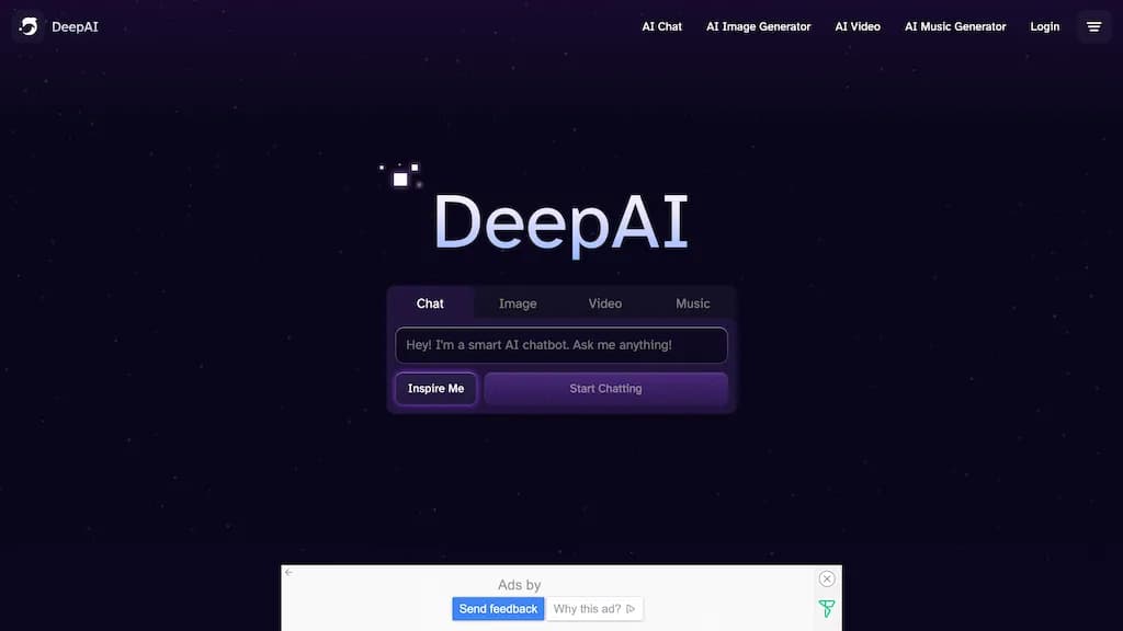 DeepAI screenshot 1