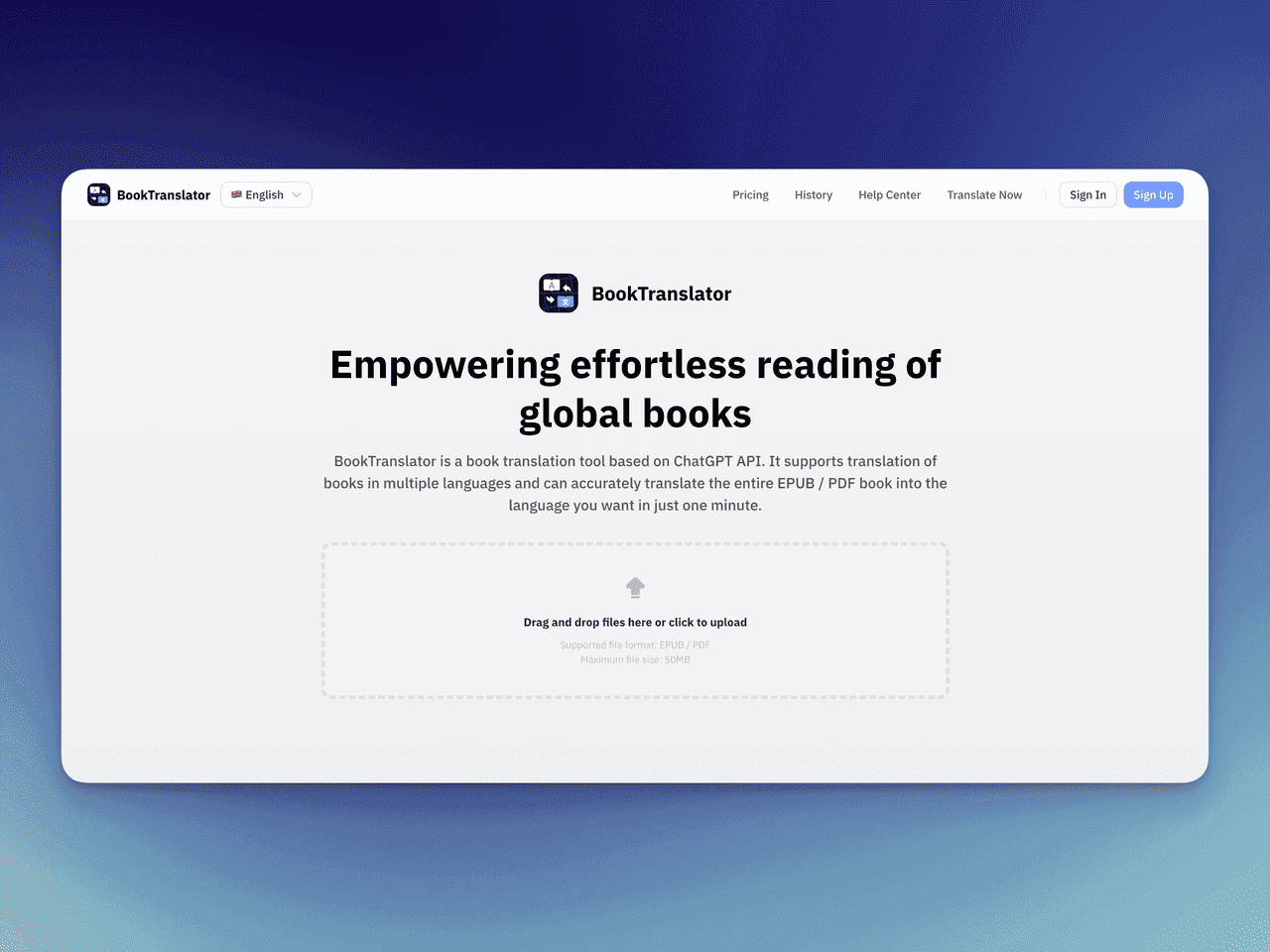 BookTranslator screenshot 1