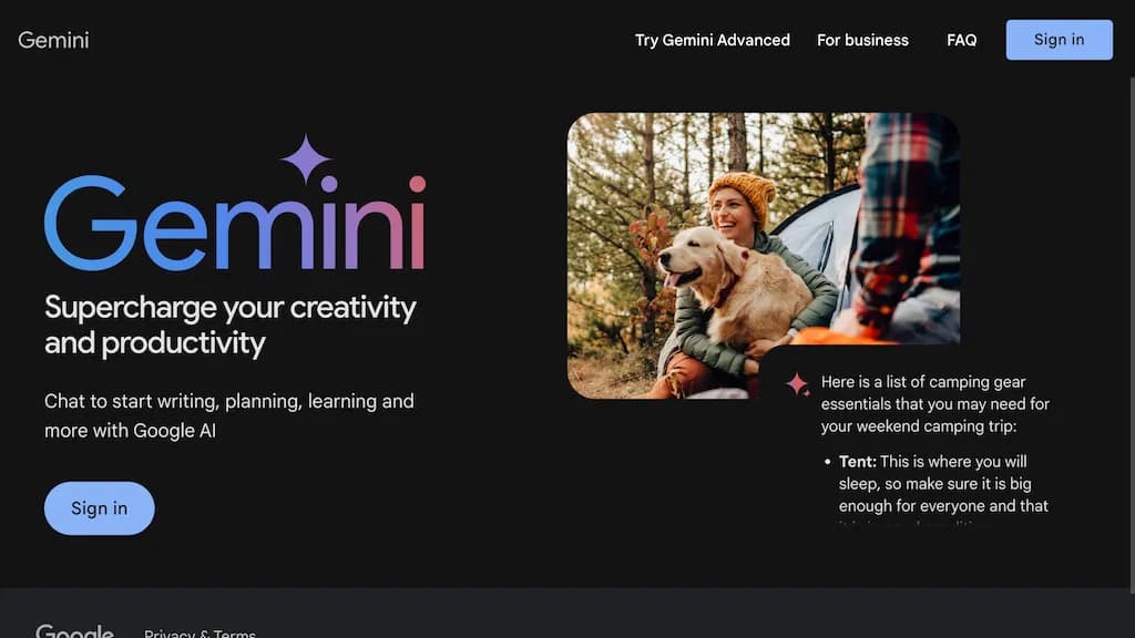 Gemini screenshot 1