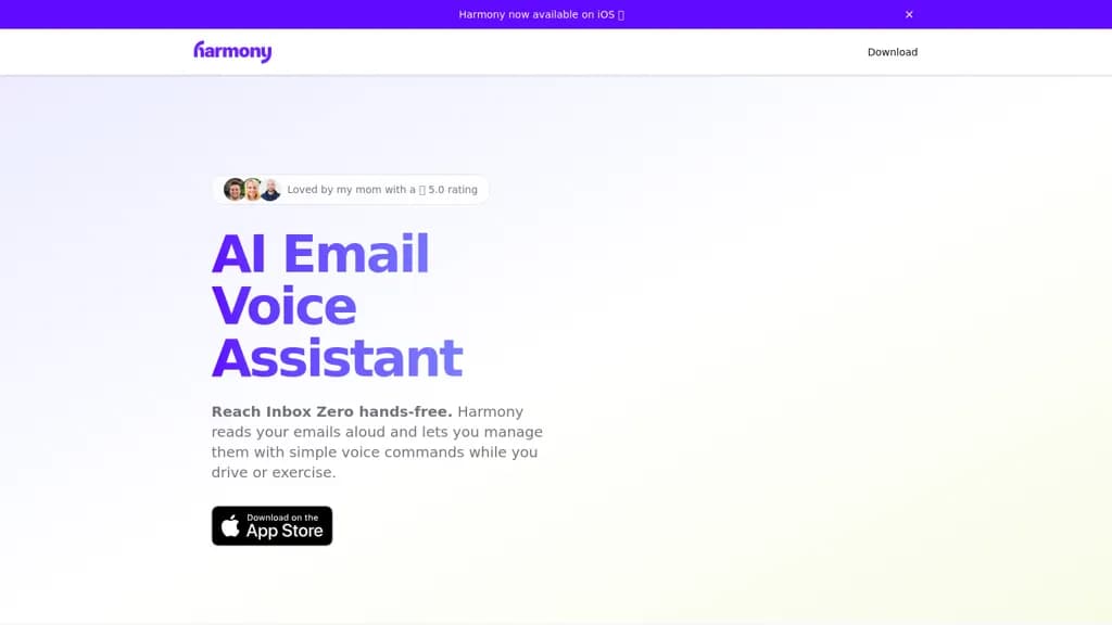 Harmony AI Email Assistant screenshot 1