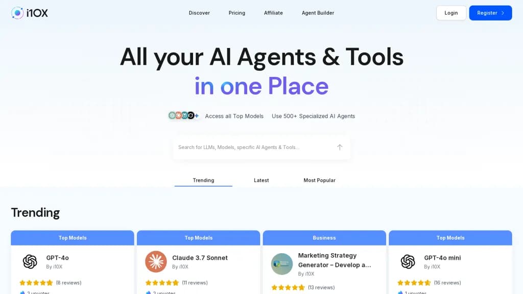 i10X.ai screenshot 1