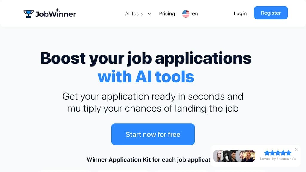 JobWinner AI screenshot 1