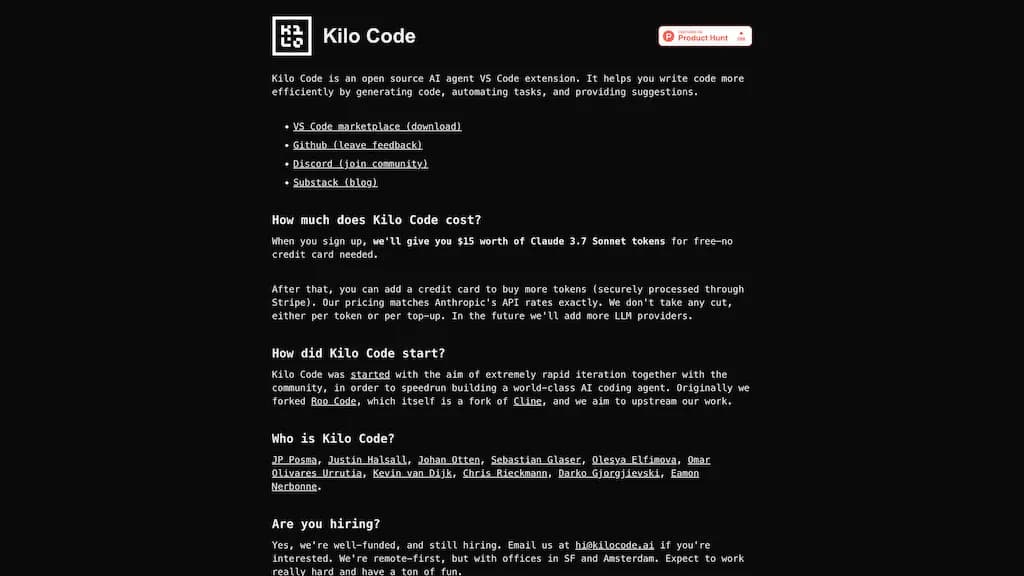Kilo Code AI screenshot 1