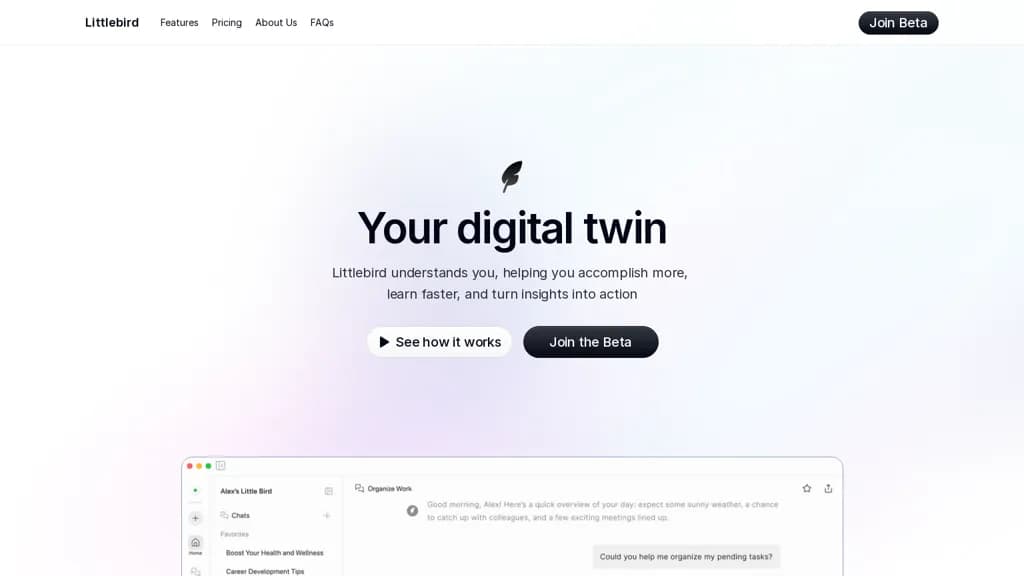 Littlebird screenshot 1