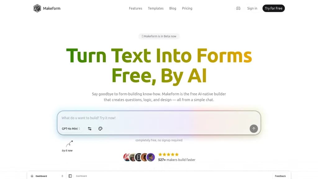 Makeform screenshot 1