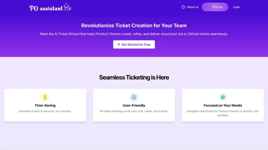 PO assistant screenshot 1