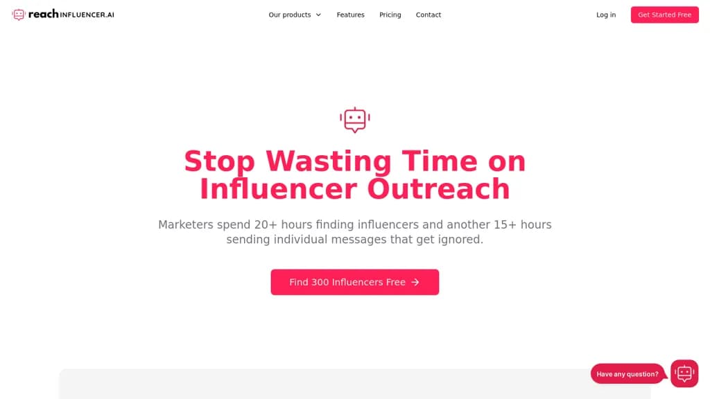 ReachInfluencer.ai screenshot 1