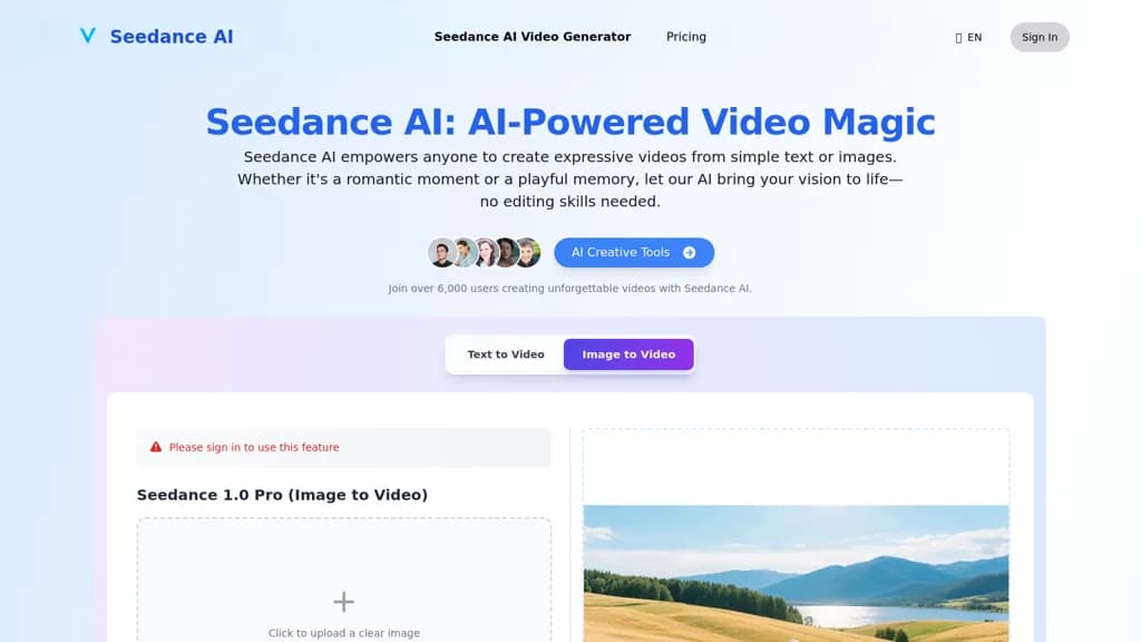 SeedanceAI.app screenshot 1