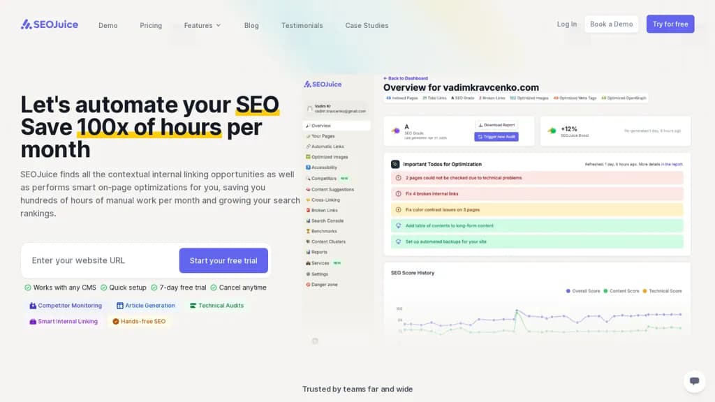 SEOJuice screenshot 1