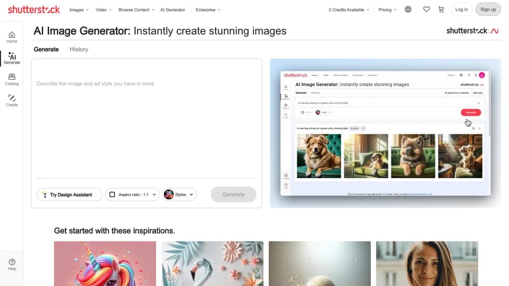 Shutterstock Image Generator screenshot 1