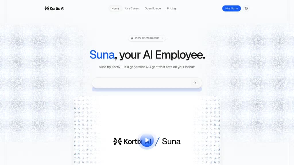 Suna AI screenshot 1