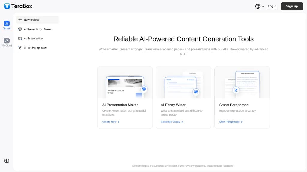 TeraBox AI screenshot 1