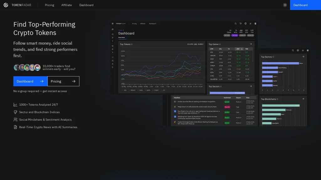 Token Radar screenshot 1