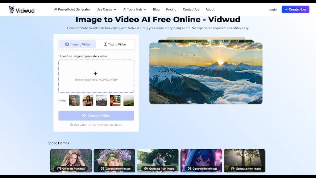 Vidwud - Image to Video screenshot 1