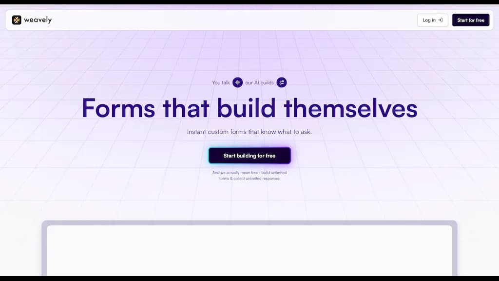 Weavely.ai screenshot 1