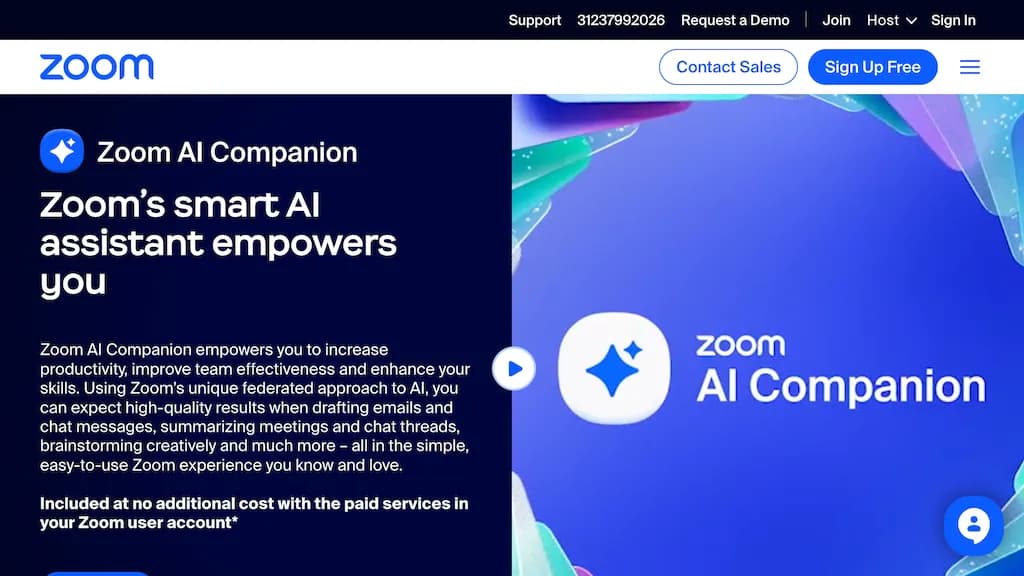 Zoom AI Companion screenshot 1