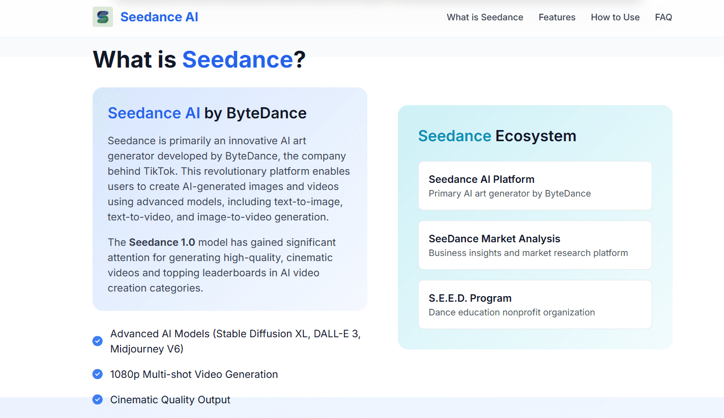 Seedance Art Creator screenshot 1